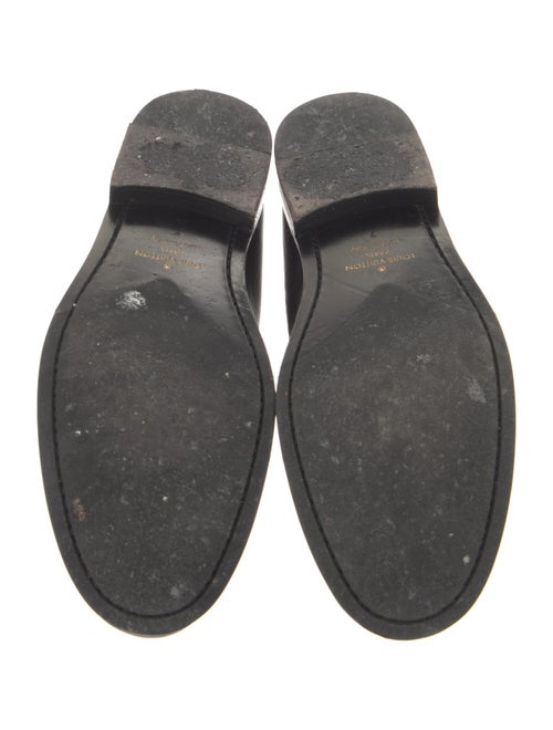 Louis Vuitton Signature Logo Leather Dress Loafers