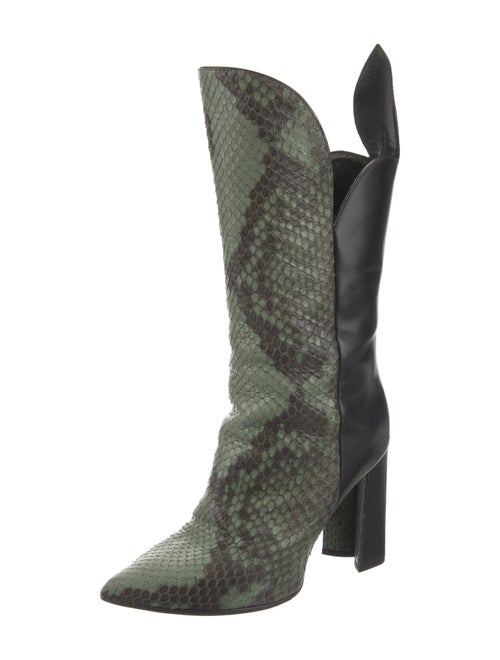 Louis Vuitton LV Monogram Snakeskin Boots