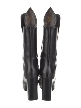 Louis Vuitton LV Monogram Snakeskin Boots