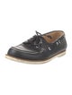 Louis Vuitton Leather Whipstitch Trim Boat Shoes