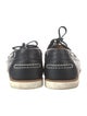 Louis Vuitton Leather Whipstitch Trim Boat Shoes
