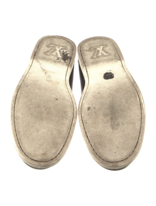 Louis Vuitton Leather Whipstitch Trim Boat Shoes