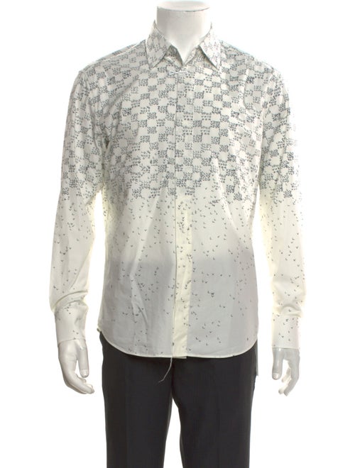 Louis Vuitton 2022 Striped Tuxedo Shirt