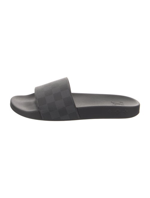 Louis Vuitton Damier Graphite Pattern Slides