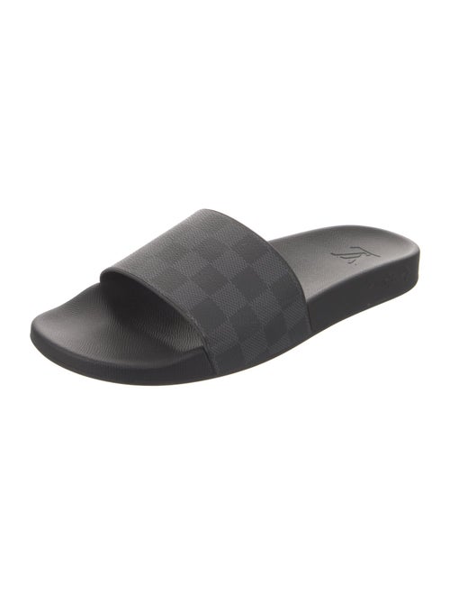 Louis Vuitton Damier Graphite Pattern Slides