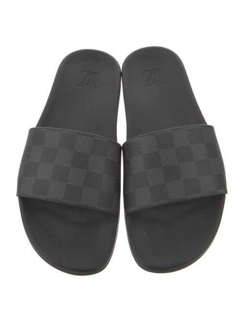 Louis Vuitton Damier Graphite Pattern Slides