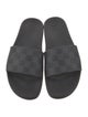 Louis Vuitton Damier Graphite Pattern Slides