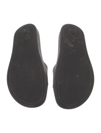 Louis Vuitton Damier Graphite Pattern Slides