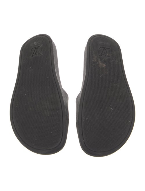 Louis Vuitton Damier Graphite Pattern Slides