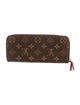 Louis Vuitton LV Monogram Coated Canvas Clemence Wallet