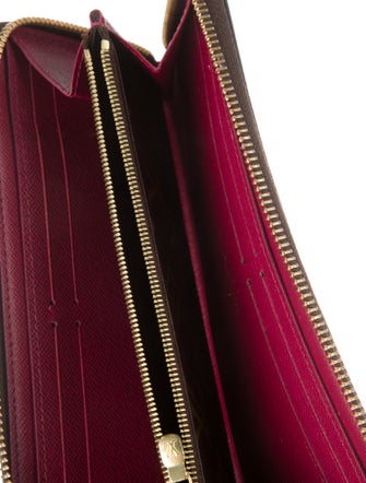 Louis Vuitton LV Monogram Coated Canvas Clemence Wallet