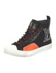 Louis Vuitton Printed Embroidered Accent Sneakers