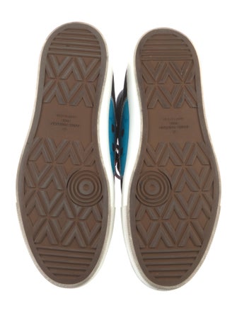 Louis Vuitton Printed Embroidered Accent Sneakers