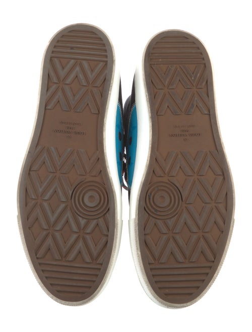 Louis Vuitton Printed Embroidered Accent Sneakers