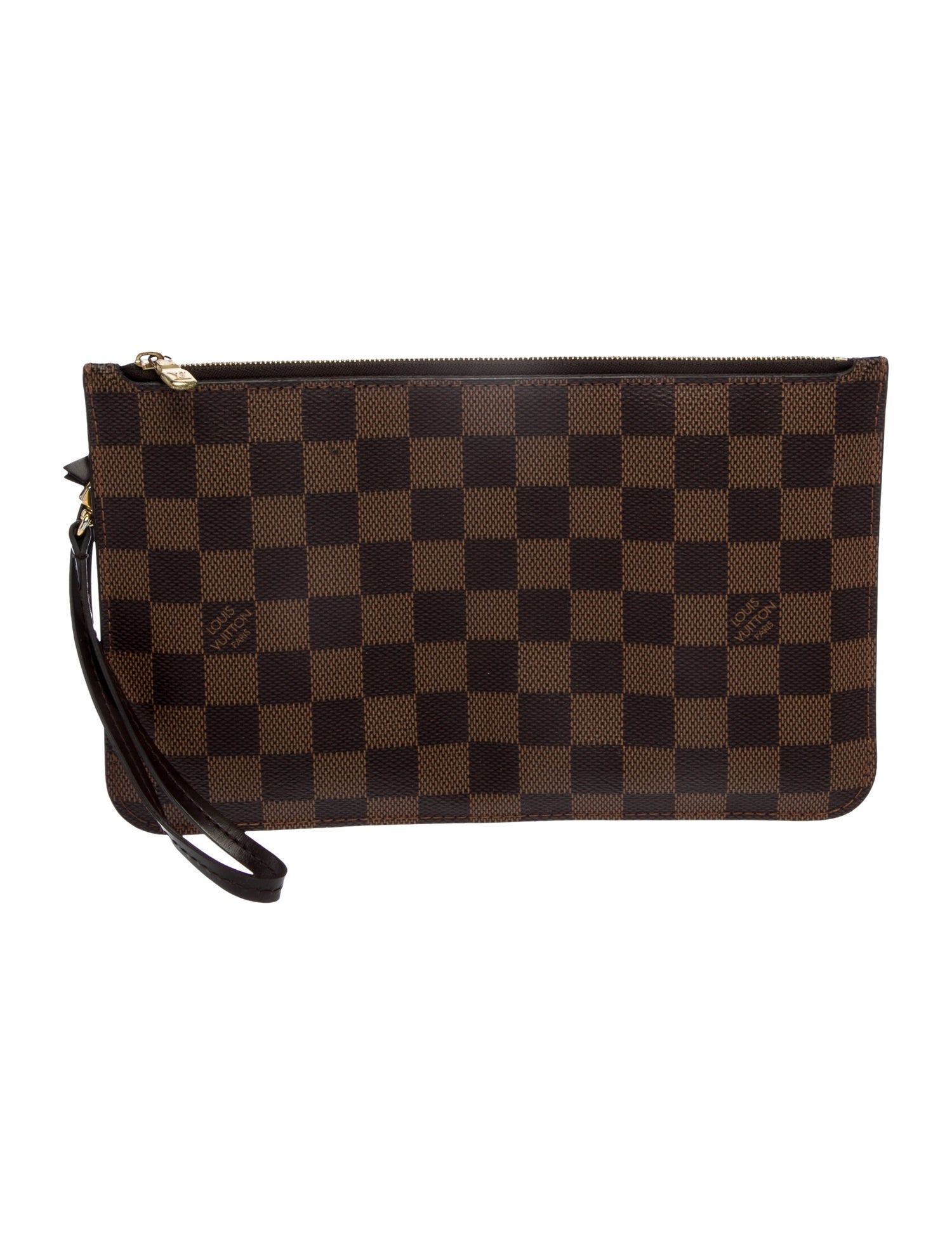 Louis Vuitton Damier Ebene Neverfull Pouch