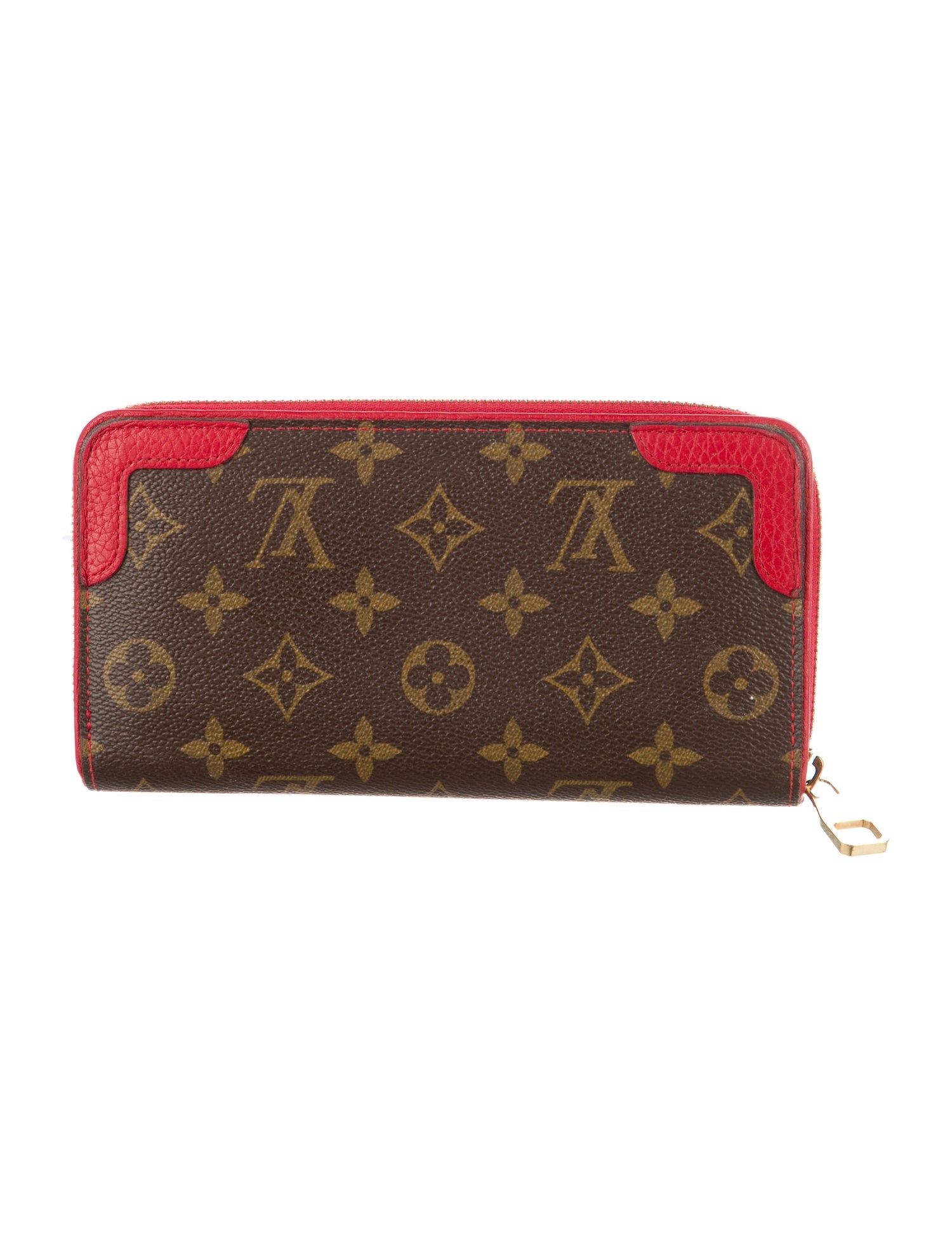 Louis Vuitton LV Monogram Coated Canvas Zippy Retiro Wallet