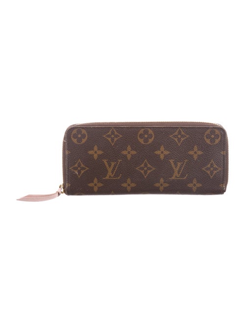 Louis Vuitton LV Monogram Coated Canvas Clemence Wallet