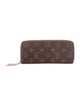 Louis Vuitton LV Monogram Coated Canvas Clemence Wallet