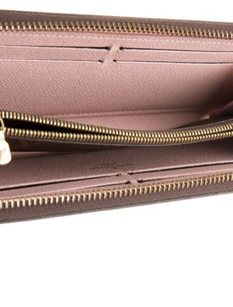 Louis Vuitton LV Monogram Coated Canvas Clemence Wallet