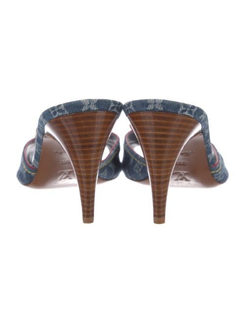 Louis Vuitton LV Monogram Denim Slides