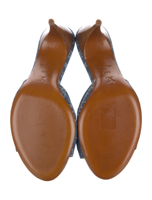 Louis Vuitton LV Monogram Denim Slides