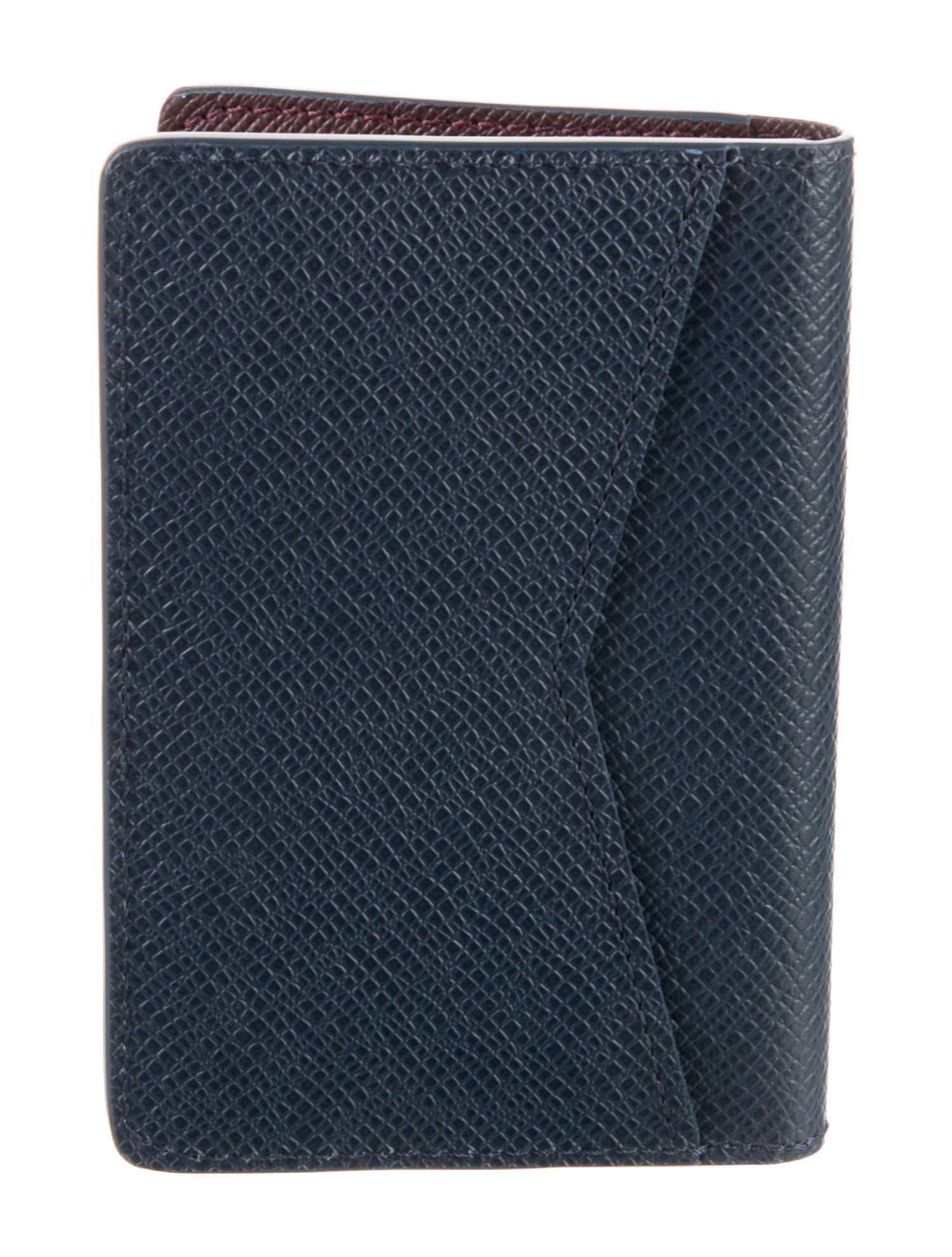 Louis Vuitton Signature Logo Taiga Leather Pocket Organizer