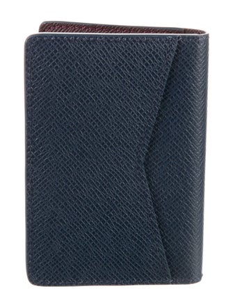 Louis Vuitton Signature Logo Taiga Leather Pocket Organizer