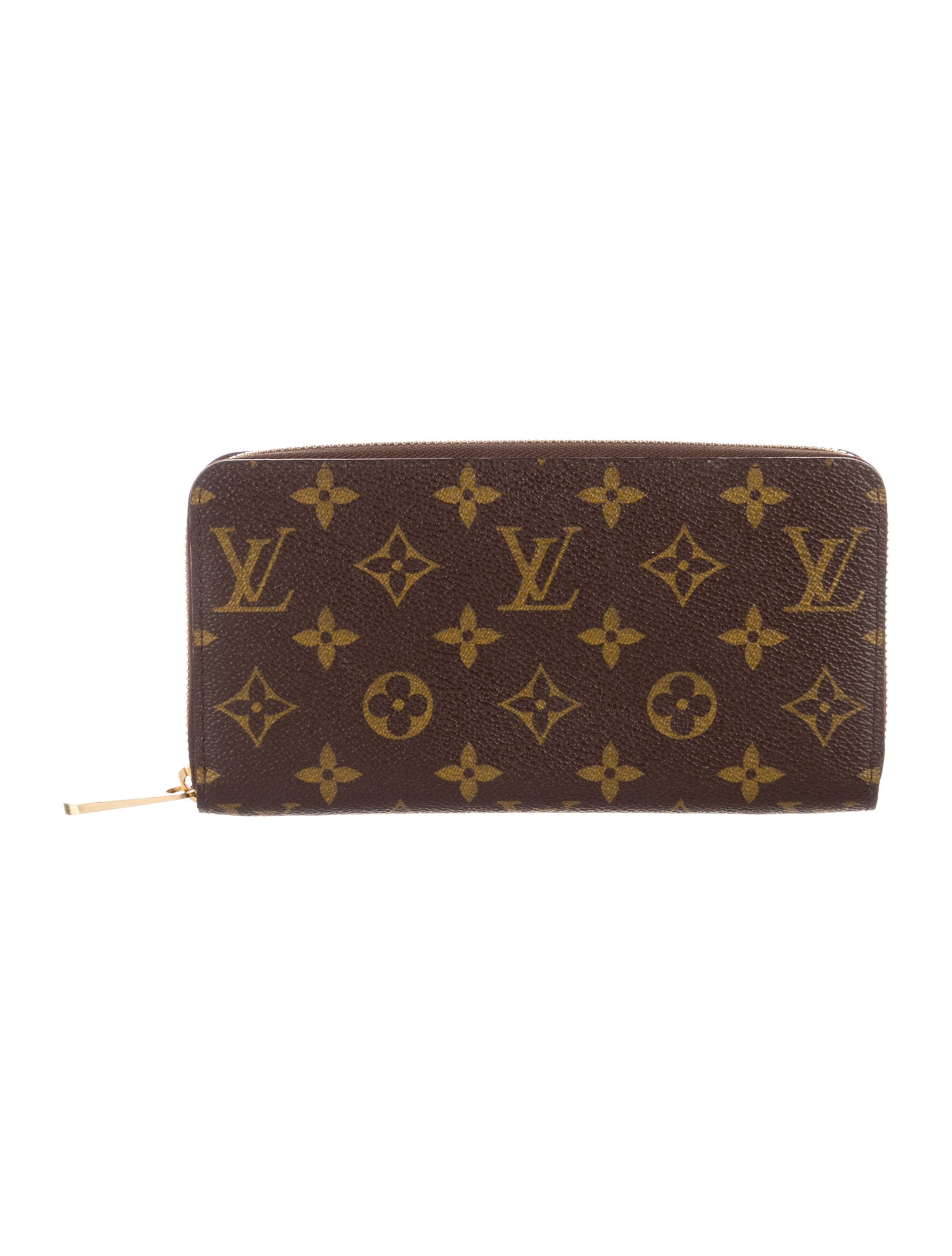 Louis Vuitton Monogram Pattern Coated Canvas Zippy Wallet