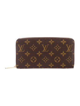Louis Vuitton Monogram Pattern Coated Canvas Zippy Wallet