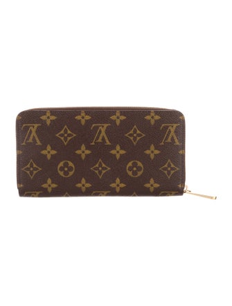 Louis Vuitton Monogram Pattern Coated Canvas Zippy Wallet