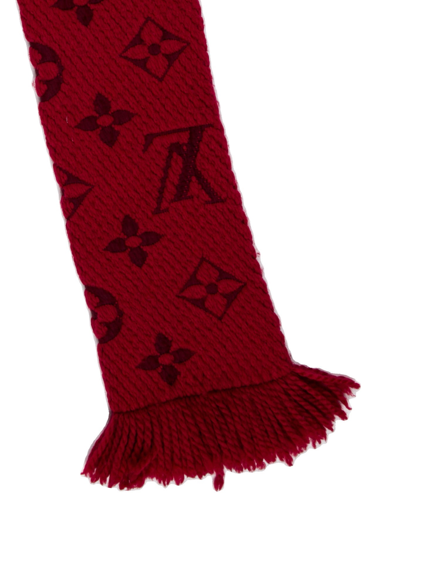 Louis Vuitton Wool Monogram Giant Pattern Scarf