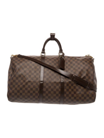 Louis Vuitton Damier Ebene Keepall Bandouliere 55