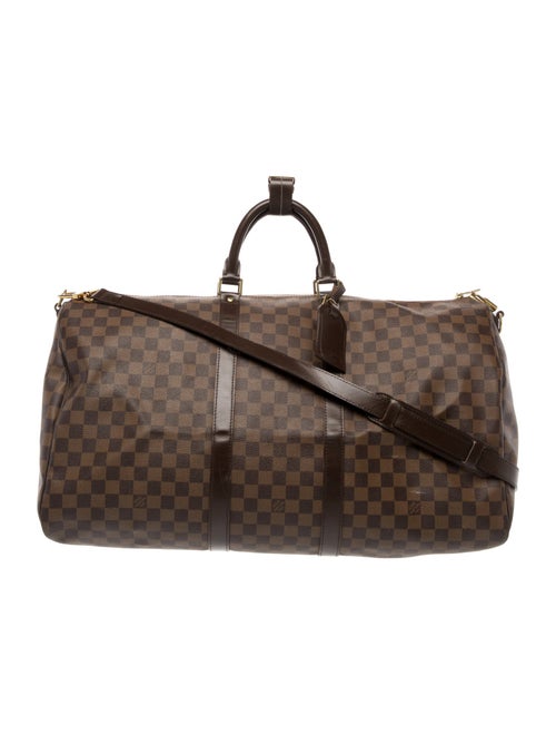 Louis Vuitton Damier Ebene Keepall Bandouliere 55