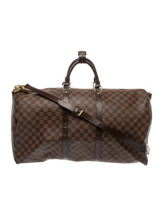 Louis Vuitton Damier Ebene Keepall Bandouliere 55