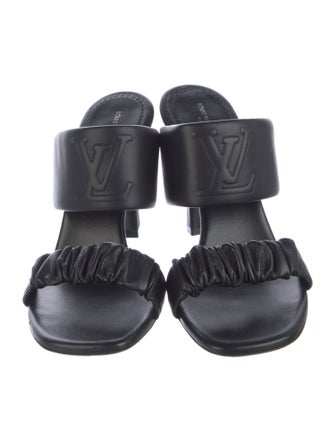 Louis Vuitton Leather Slides