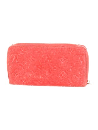 Louis Vuitton LV Monogram Empreinte Leather Zippy Wallet
