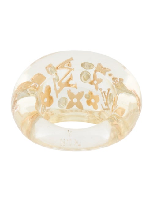 Louis Vuitton Crystal & Resin Inclusion Ring