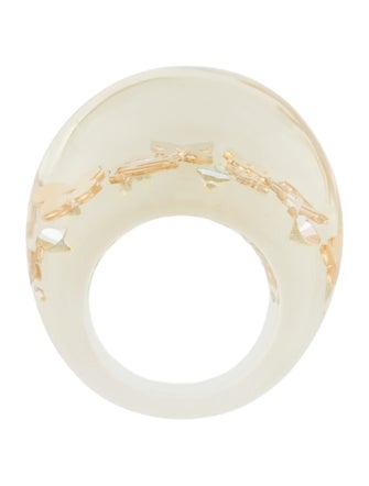 Louis Vuitton Crystal & Resin Inclusion Ring