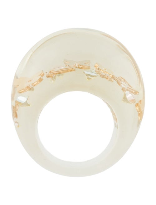 Louis Vuitton Crystal & Resin Inclusion Ring