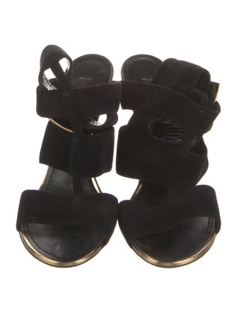 Louis Vuitton Suede Gladiator Sandals