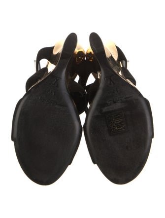 Louis Vuitton Suede Gladiator Sandals