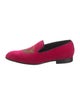 Louis Vuitton Velvet Embroidered Accent Loafers