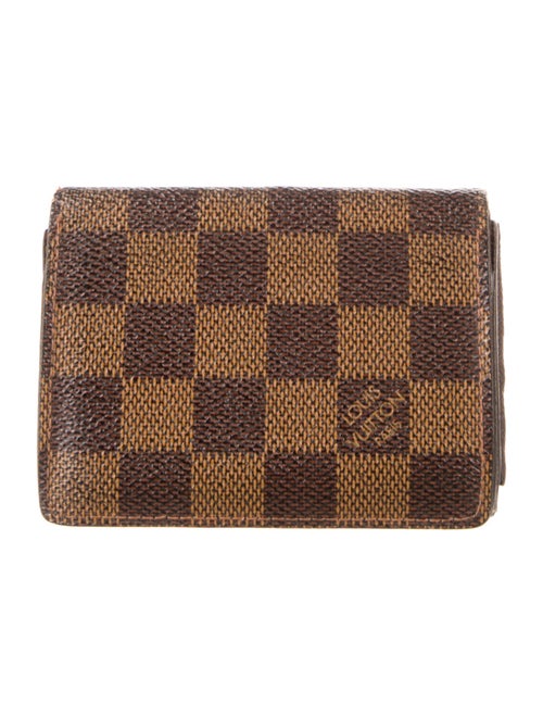 Louis Vuitton 2003 Damier Ebene Pattern Wallet