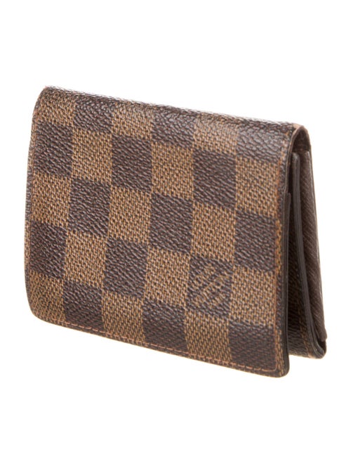 Louis Vuitton 2003 Damier Ebene Pattern Wallet