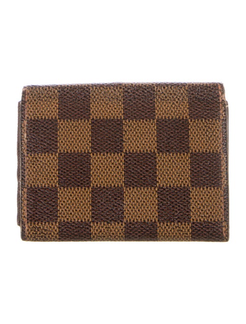 Louis Vuitton 2003 Damier Ebene Pattern Wallet