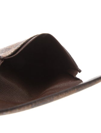 Louis Vuitton 2003 Damier Ebene Pattern Wallet