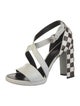 Louis Vuitton LV Monogram Leather Slingback Sandals