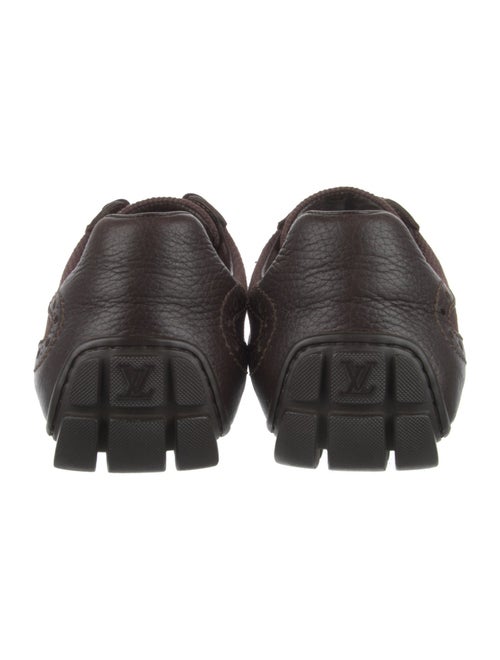 Louis Vuitton Leather Colorblock Pattern Sneakers