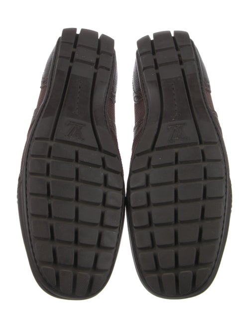 Louis Vuitton Leather Colorblock Pattern Sneakers