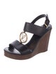 Louis Vuitton Leather Slingback Sandals